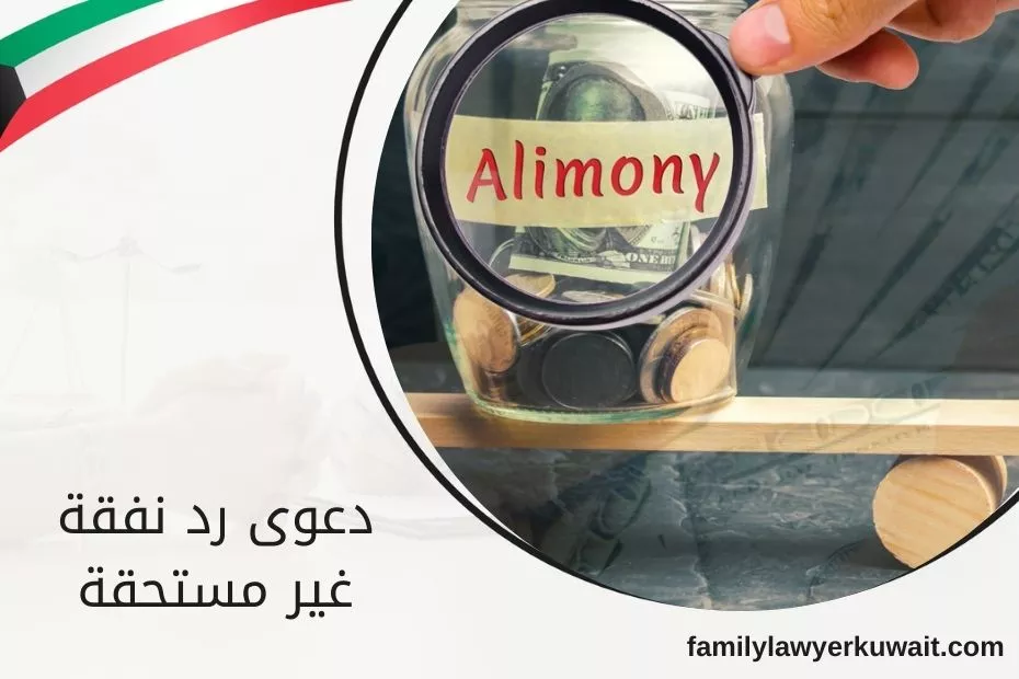 دعوى رد نفقة غير مستحقة