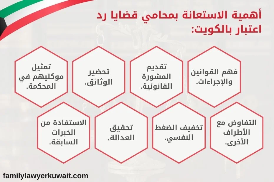 محامي متخصص في رد الاعتبار بقضايا الأحوال الشخصية بالكويت