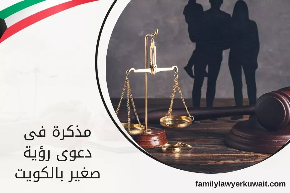 مذكرة فى دعوى رؤية صغير بالكويت